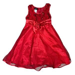 Holiday Editions Formal Elegant Red Dress Size XS 4/5